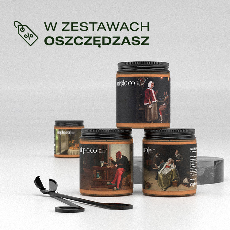 Zestaw trzech świec
